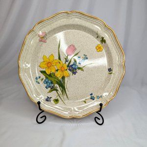 Mikasa Garden Club Silk Bouquet Dinner Plate